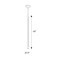 Dals 48 Inch CCT LED Duo-Light Cylinder Pendant PDLED120-48-BK - alternate 2
